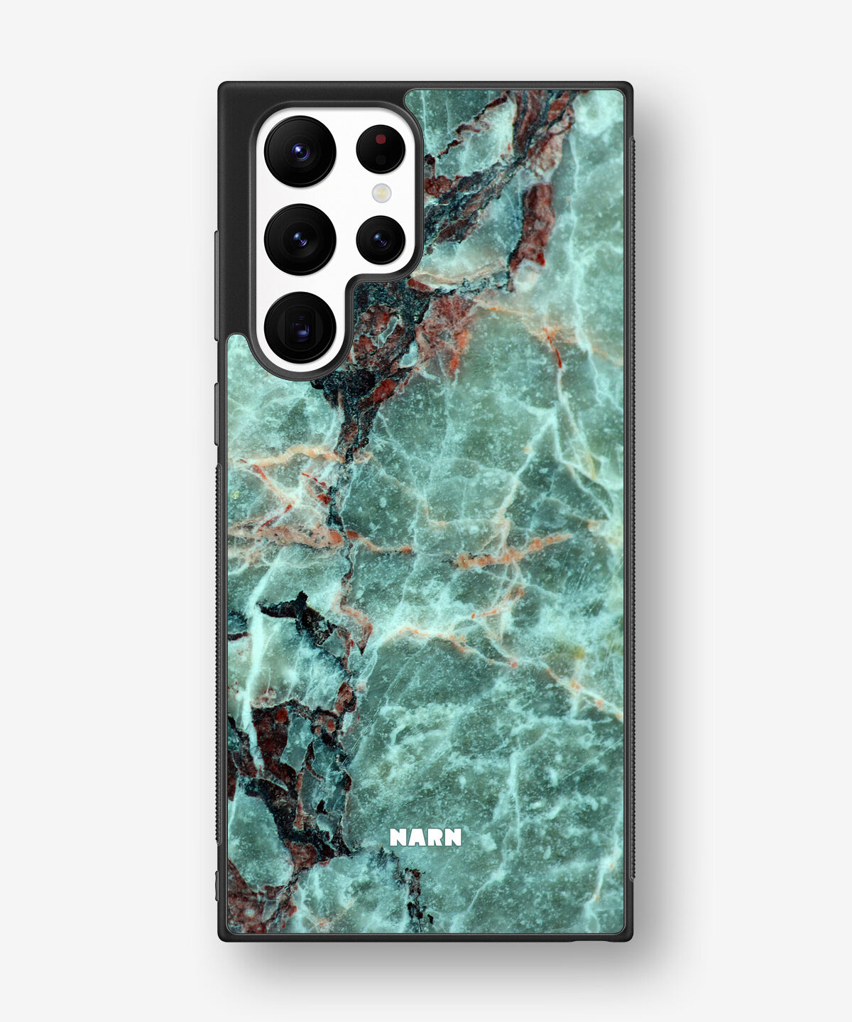 Samsung Galaxy S23 Ultra Hard Case – Green Marble - View 1