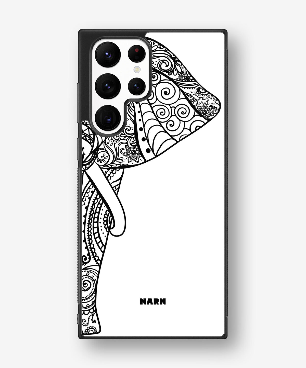 Samsung Galaxy S23 Ultra Hard Case – Mandala Elephant - View 1