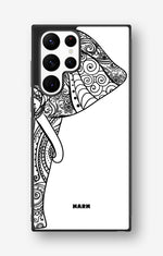 Samsung Galaxy S23 Ultra Hard Case – Mandala Elephant - View 1