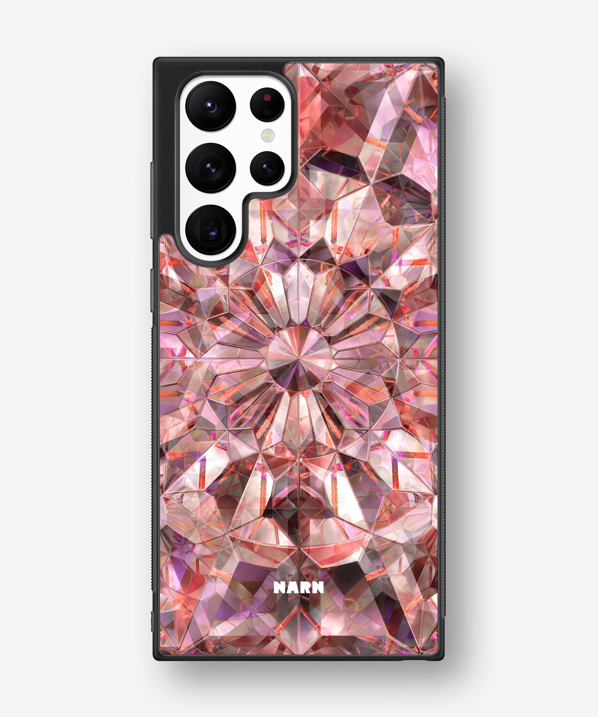Samsung Galaxy S23 Ultra Hard Case – Pink Crystals - View 1