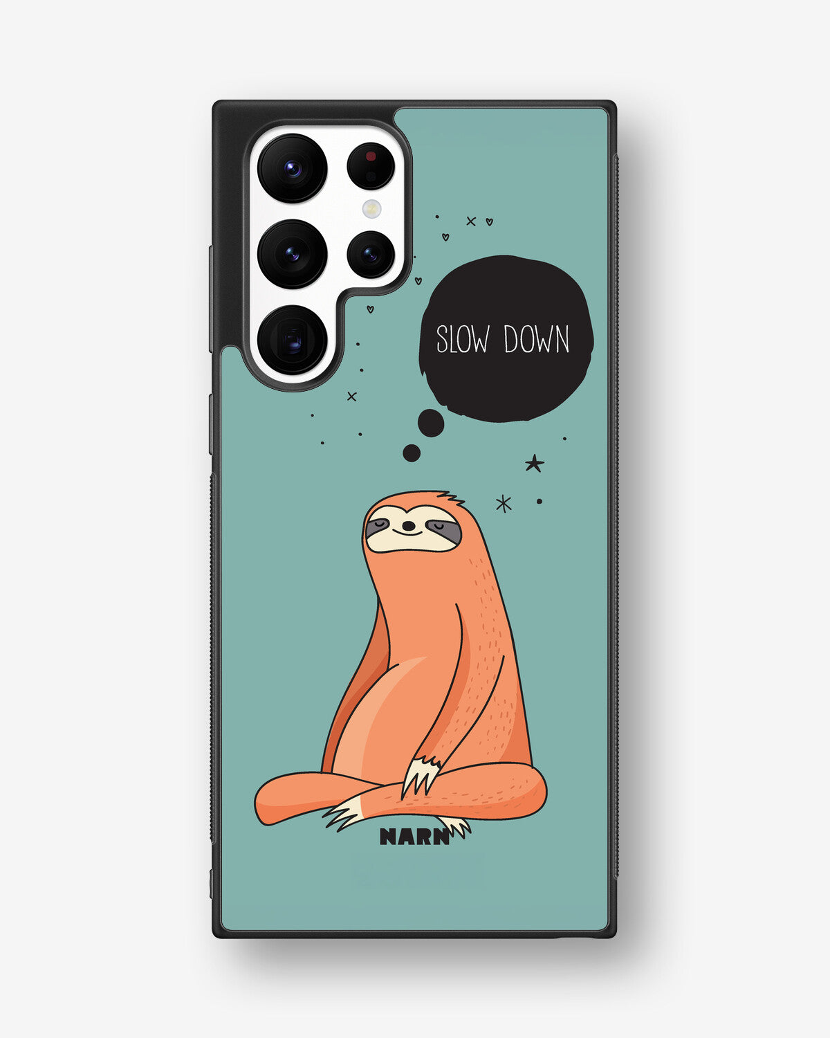 Samsung Galaxy S23 Ultra Hard Case – Slow Down Sloth - View 1