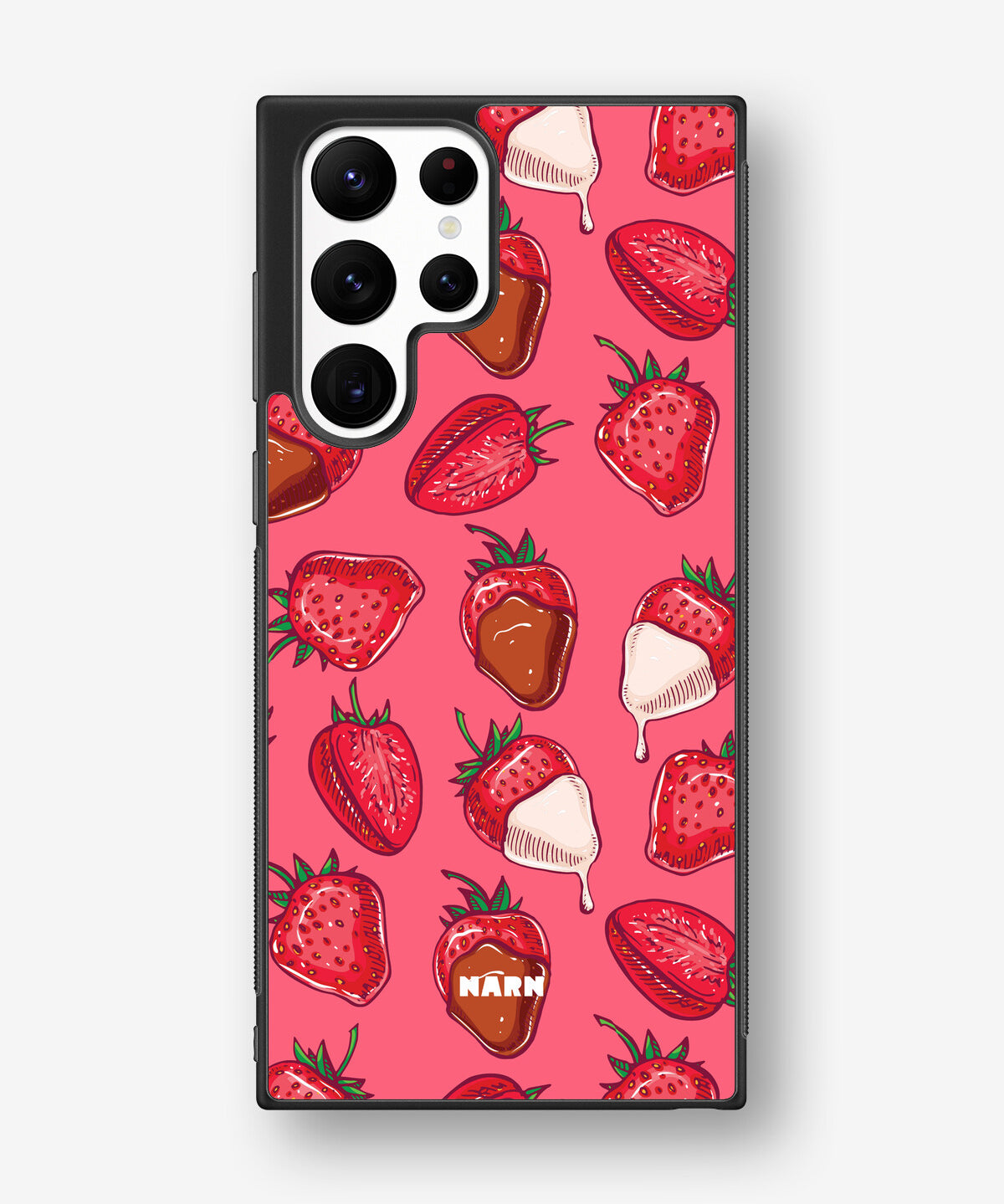Samsung Galaxy S23 Ultra Hard Case – Strawberry Chocolate - View 1