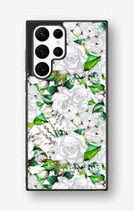 Samsung Galaxy S23 Ultra Hard Case – White Bloom - View 1