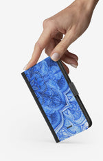 Samsung Galaxy S23 Ultra Wallet Case - Blue Vintage - View 2