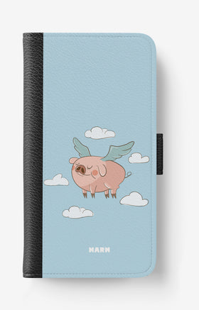 Samsung Galaxy S23 Ultra Wallet Case - Dreamy Pig - View 1