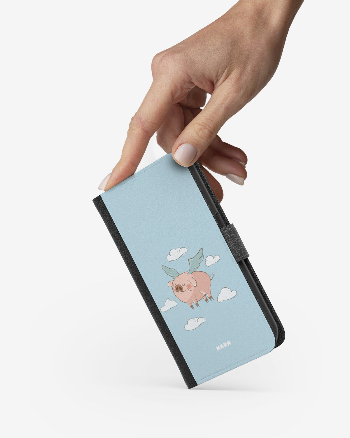 Samsung Galaxy S23 Ultra Wallet Case - Dreamy Pig - View 2