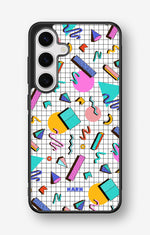 Samsung Galaxy S24 5G Hard Case – 80s Memphis - View 1