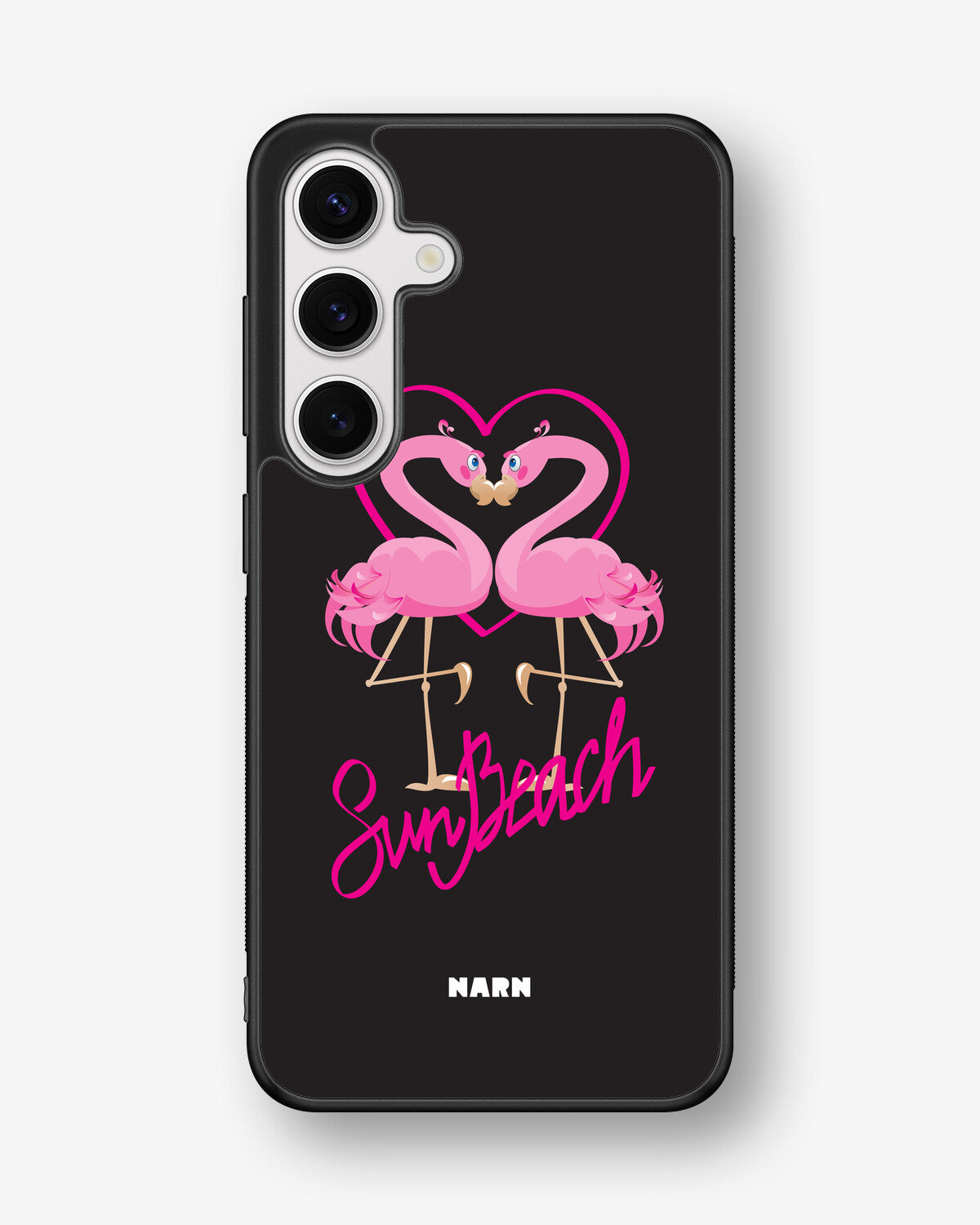 Samsung Galaxy S24 5G Hard Case – Beach Flamingo - View 1