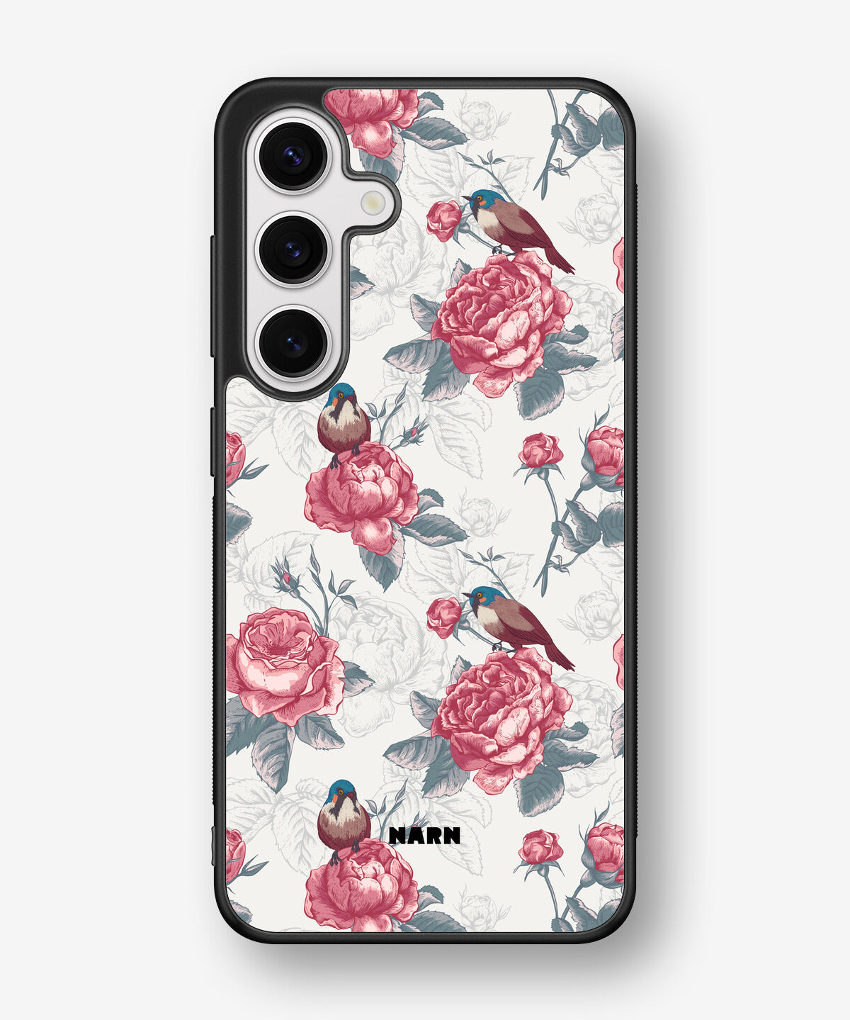 Samsung Galaxy S24 5G Hard Case – Birds Among Roses - View 1