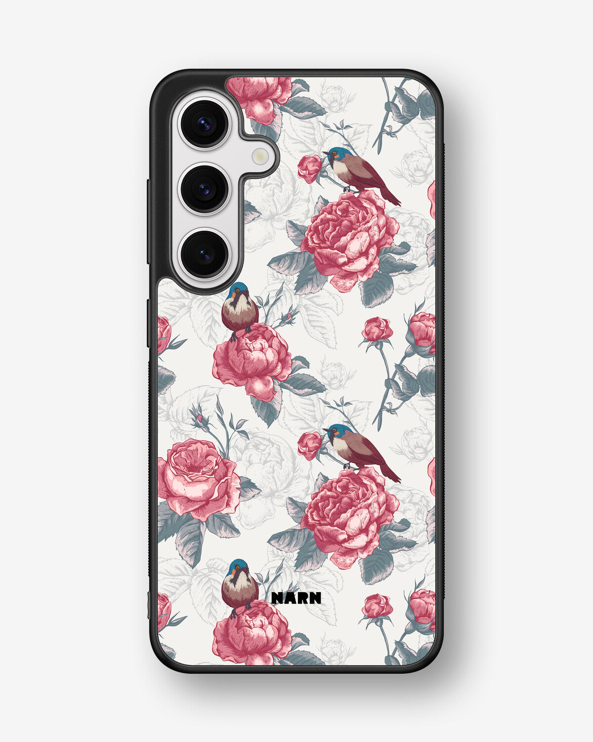 Samsung Galaxy S24 5G Hard Case – Birds Among Roses - View 1