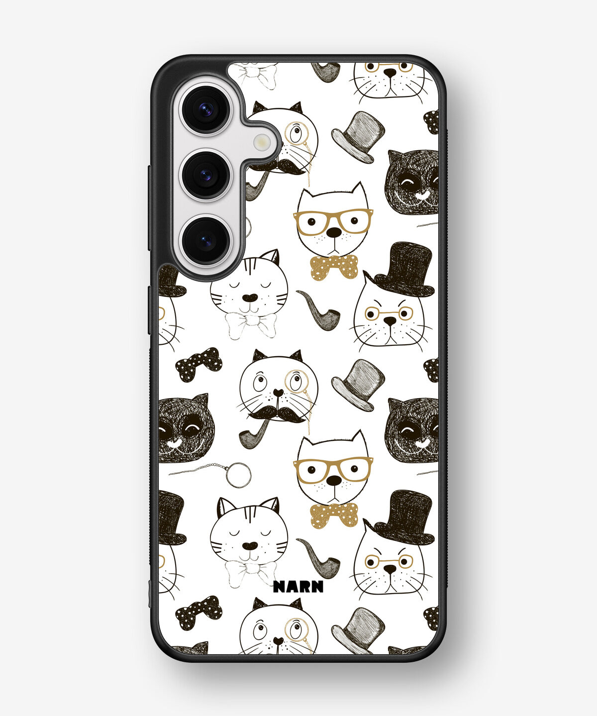 Samsung Galaxy S24 5G Hard Case – Cartoon Cats - View 1