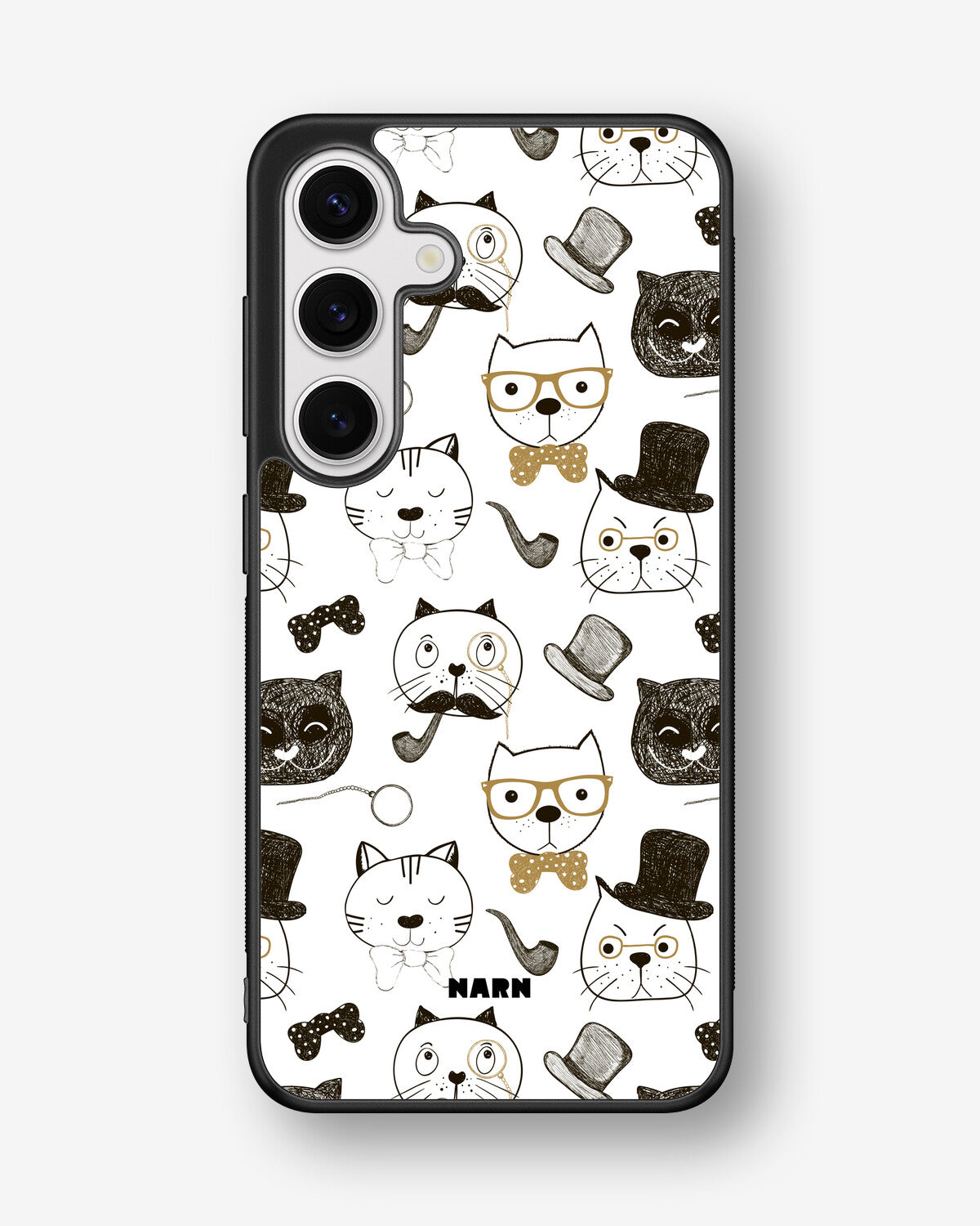 Samsung Galaxy S24 5G Hard Case – Cartoon Cats - View 1