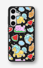 Samsung Galaxy S24 5G Hard Case – Cute Stickers - View 1