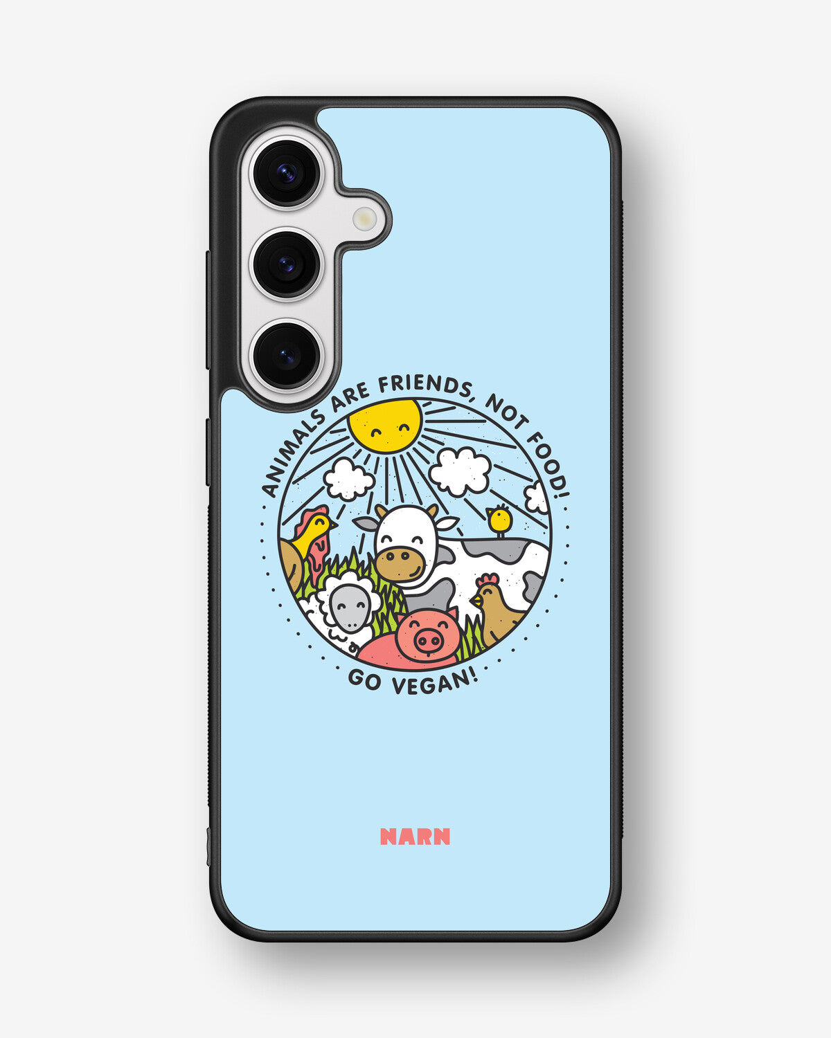 Samsung Galaxy S24 5G Hard Case – Friends, Not Food - View 1