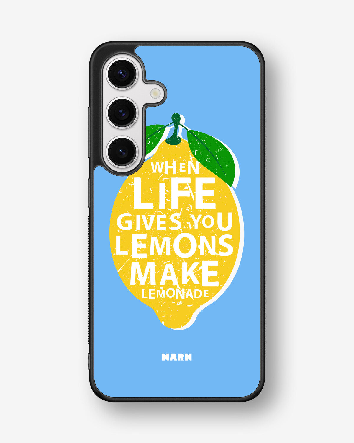 Samsung Galaxy S24 5G Hard Case – Lemon Quote - View 1