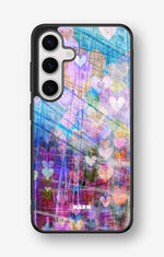 Samsung Galaxy S24 5G Hard Case – Purple Hearts - View 1