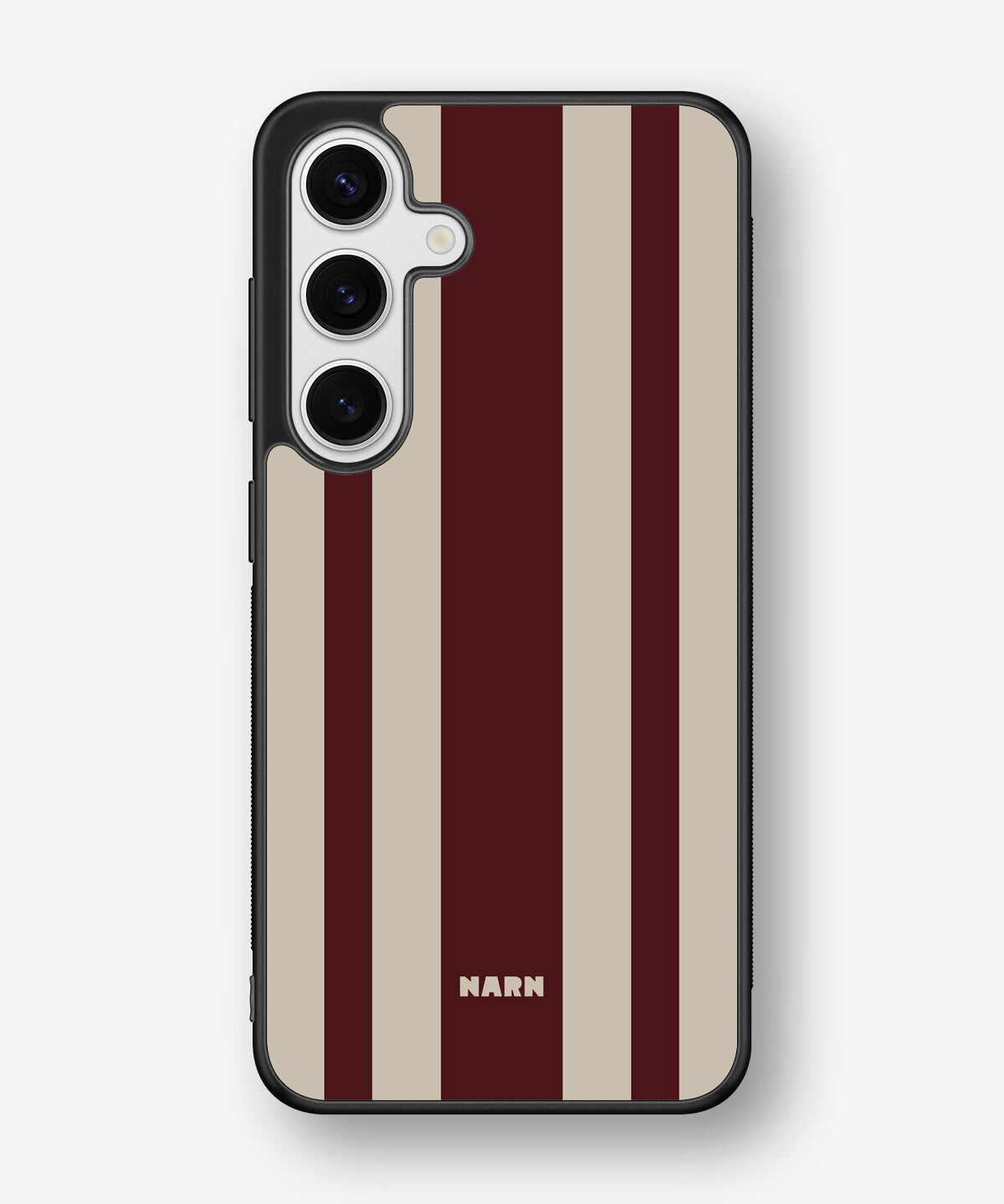 Samsung Galaxy S24 FE Hard Case – Bordeaux Stripe - View 1