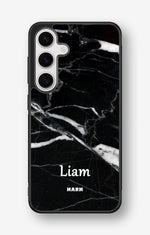 Samsung Galaxy S24 FE Hard Case – Custom - Black Marble - View 1