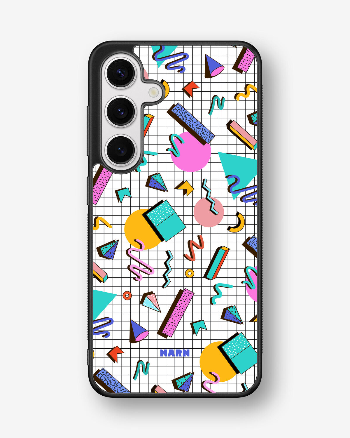 Samsung Galaxy S24 FE Hard Case – 80s Memphis - View 1