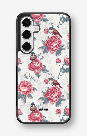 Samsung Galaxy S24 FE Hard Case – Birds Among Roses - View 1