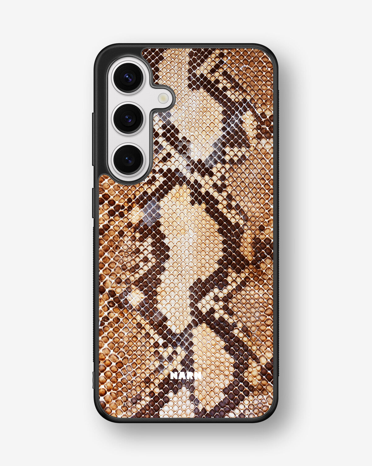 Samsung Galaxy S24 FE Hard Case – Brown Snakeskin - View 1