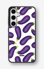 Samsung Galaxy S24 FE Hard Case – Eggplant Pattern - View 1