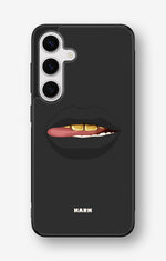 Samsung Galaxy S24 FE Hard Case – Golden Lips - View 1