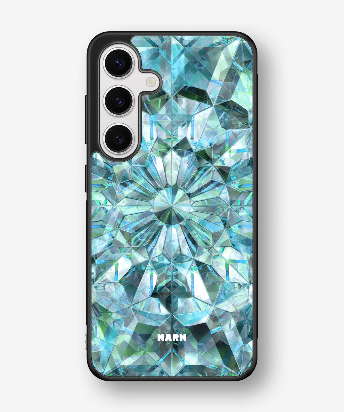 Samsung Galaxy S24 FE Hard Case – Green Crystals - View 1