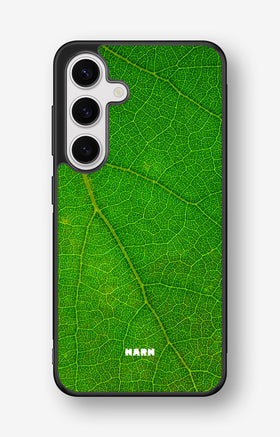 Samsung Galaxy S24 FE Hard Case – Green Leafy - View 1