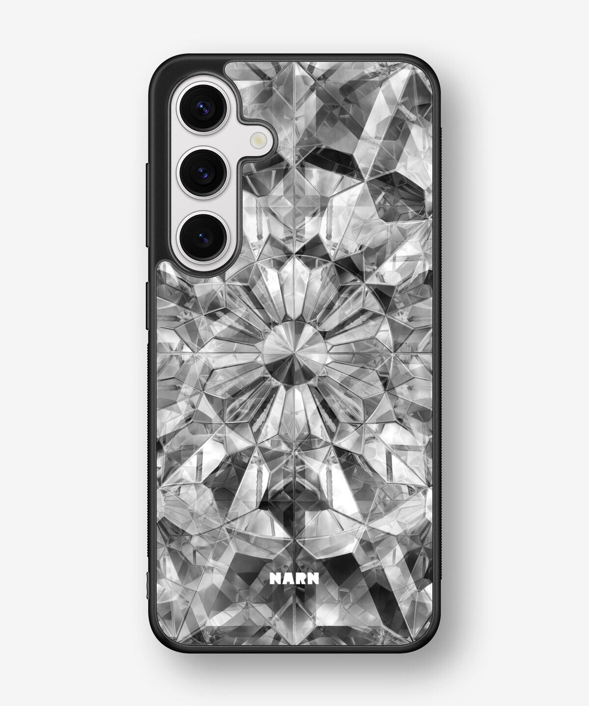 Samsung Galaxy S24 FE Hard Case – Grey Crystals - View 1