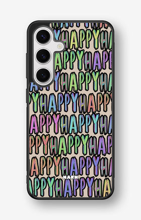 Samsung Galaxy S24 FE Hard Case – Happy - View 1