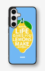 Samsung Galaxy S24 FE Hard Case – Lemon Quote - View 1