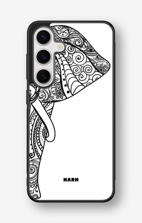 Samsung Galaxy S24 FE Hard Case – Mandala Elephant - View 1