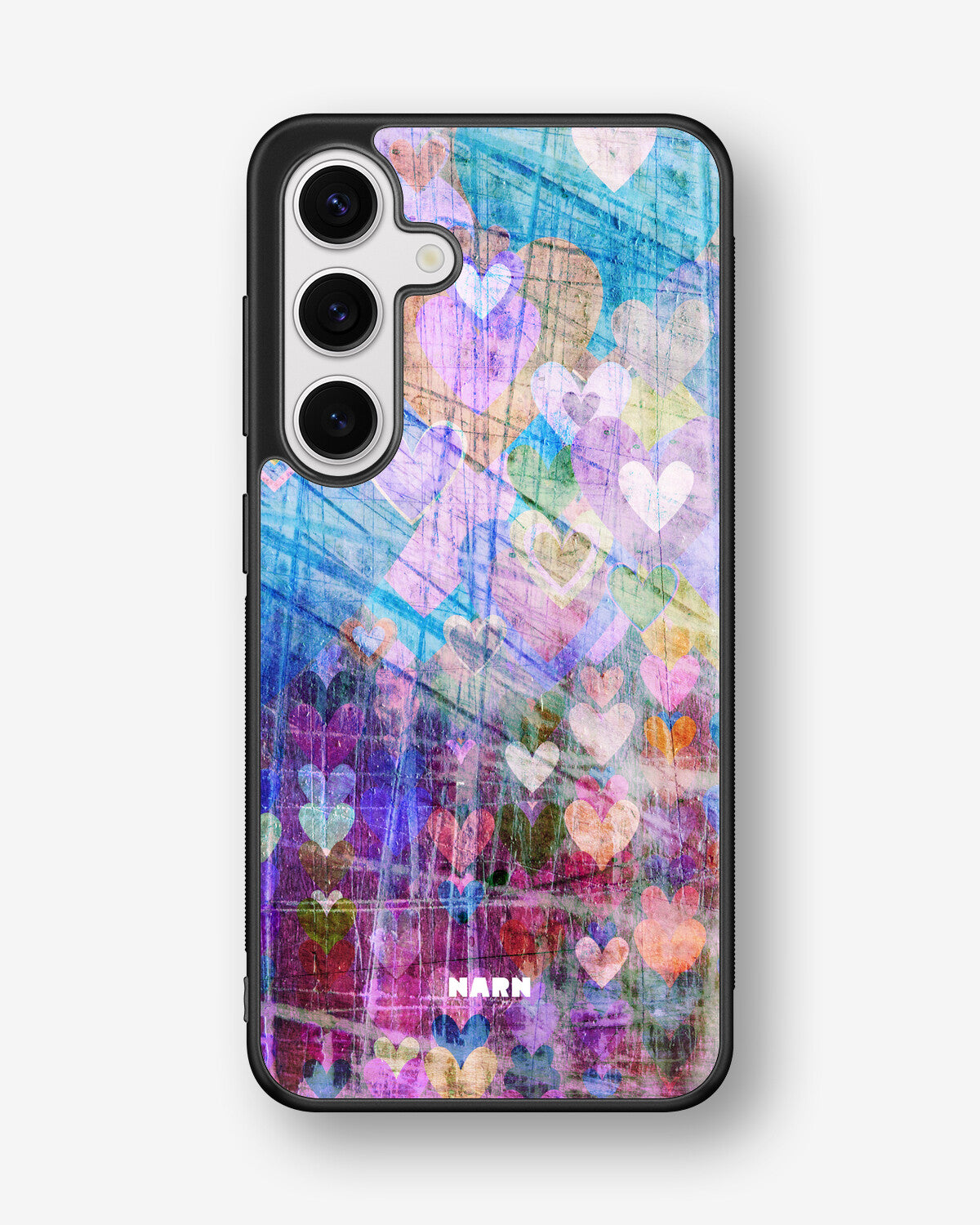 Samsung Galaxy S24 FE Hard Case – Purple Hearts - View 1