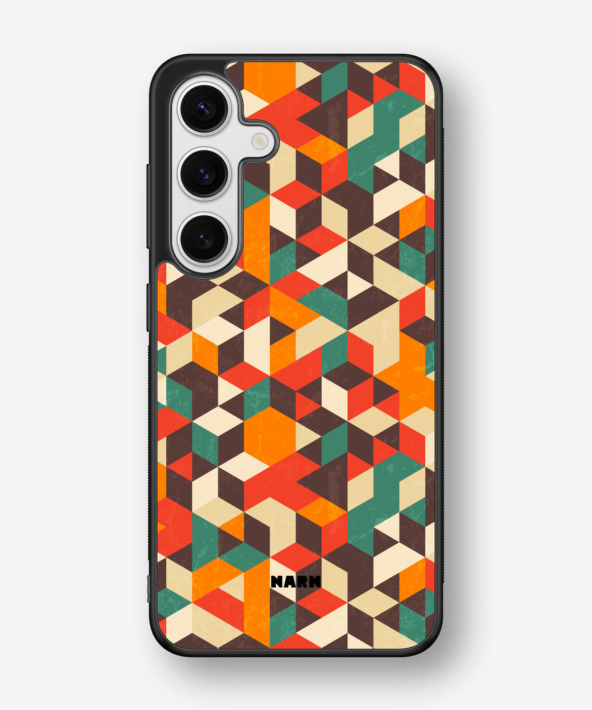Samsung Galaxy S24 FE Hard Case – Retro Geometric - View 1