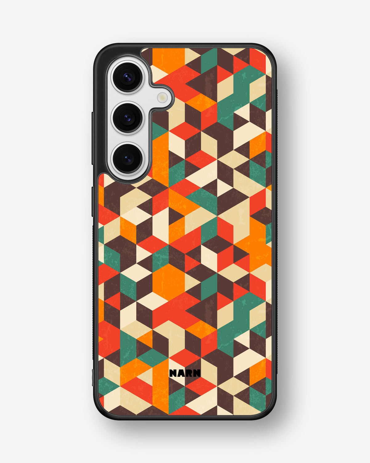 Samsung Galaxy S24 FE Hard Case – Retro Geometric - View 1