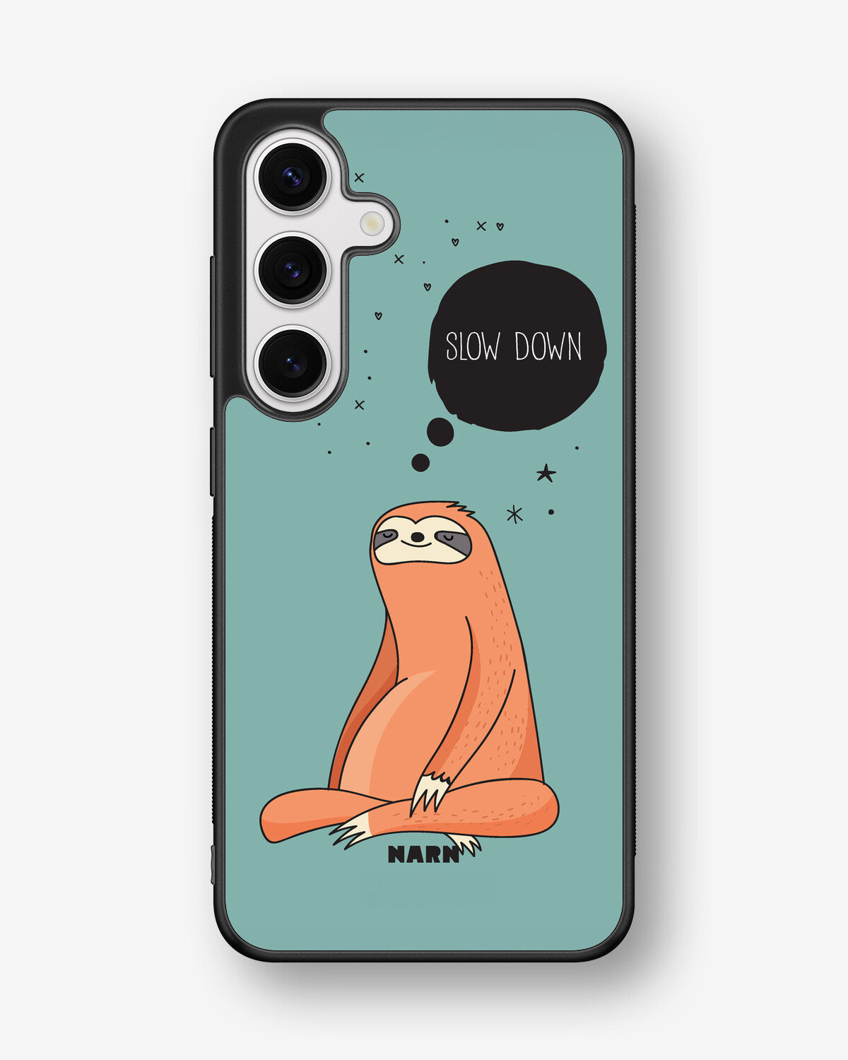 Samsung Galaxy S24 FE Hard Case – Slow Down Sloth - View 1