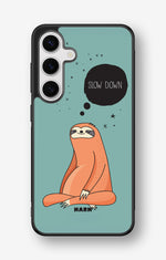 Samsung Galaxy S24 FE Hard Case – Slow Down Sloth - View 1