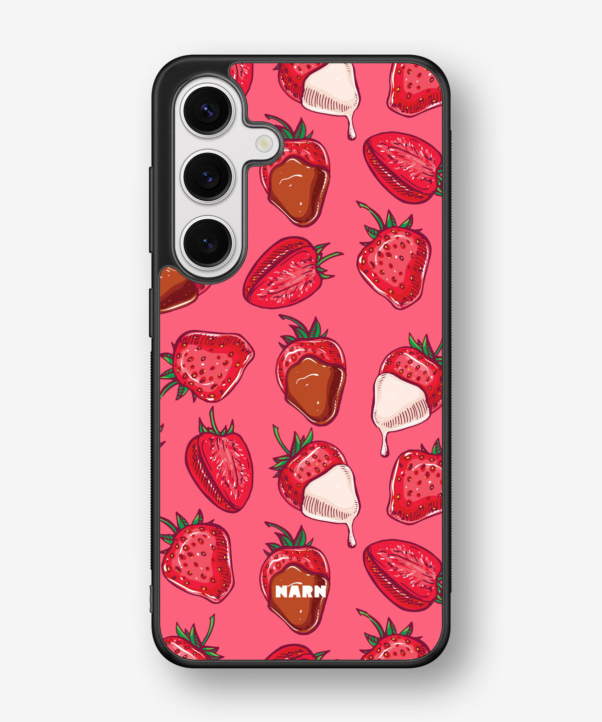 Samsung Galaxy S24 FE Hard Case – Strawberry Chocolate - View 1
