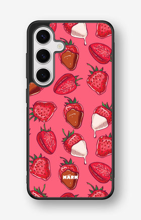 Samsung Galaxy S24 FE Hard Case – Strawberry Chocolate - View 1