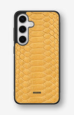 Samsung Galaxy S24 FE Hard Case – Yellow Snake - View 1
