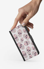 Samsung Galaxy S24 FE Wallet Case - Calavera Skulls - View 2