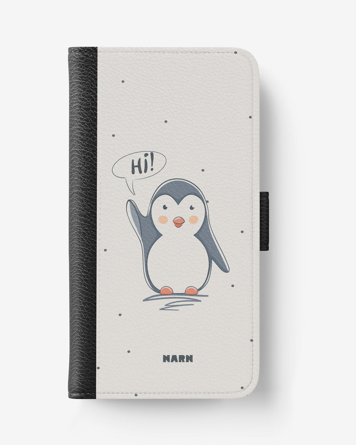 Samsung Galaxy S24 FE Wallet Case - Cute Penguin - View 1