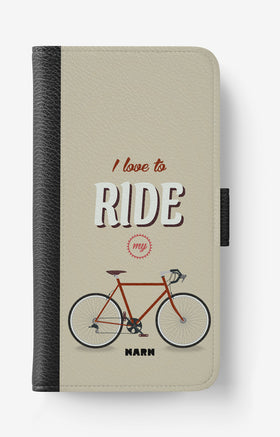 Samsung Galaxy S24 FE Wallet Case - Ride My Bicycle - View 1