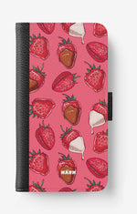 Samsung Galaxy S24 FE Wallet Case - Strawberry Chocolate - View 1
