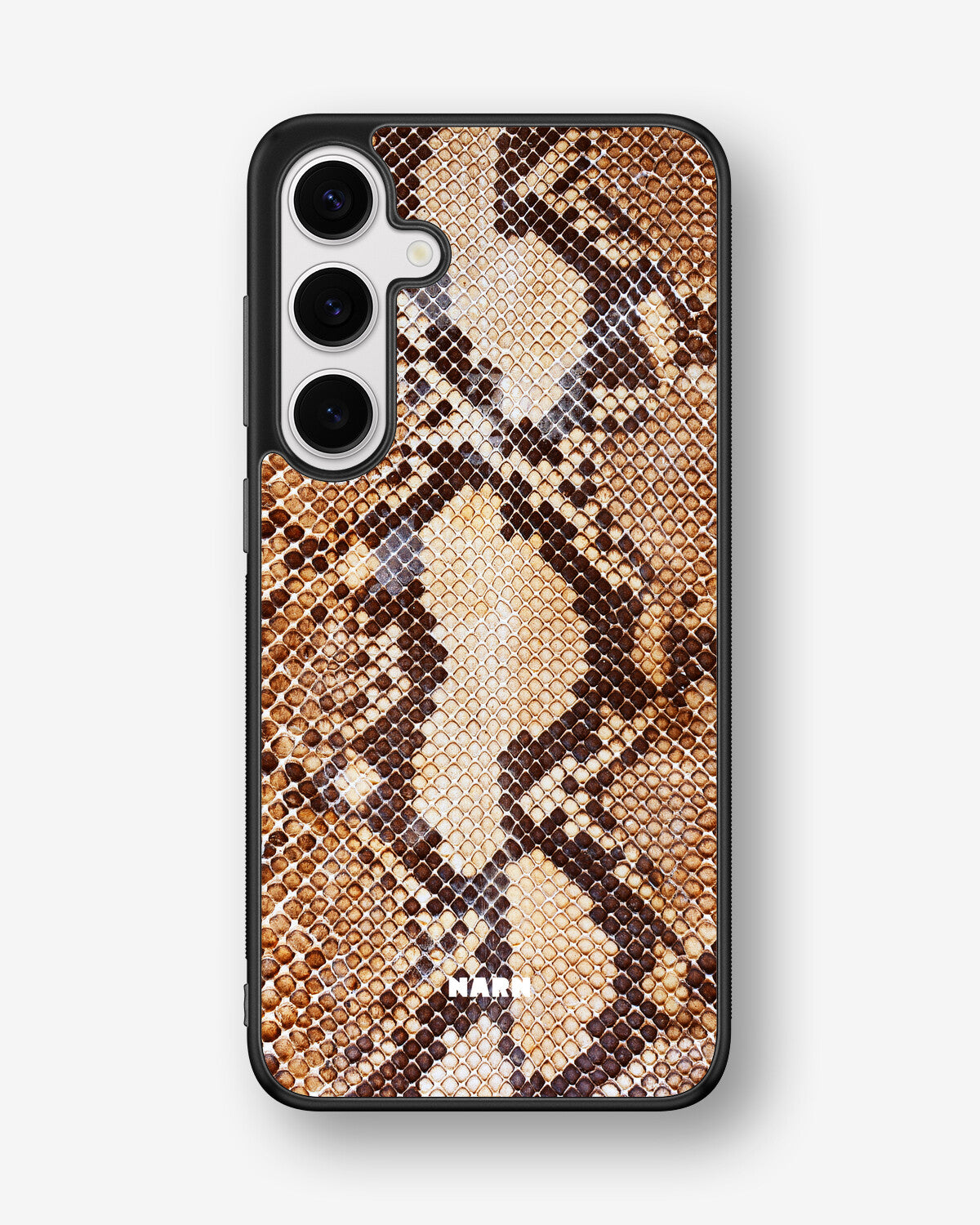 Samsung Galaxy S24 Plus Hard Case – Brown Snakeskin - View 1