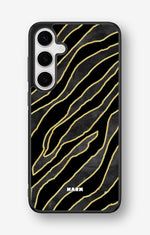 Samsung Galaxy S24 Plus Hard Case – Golden Zebra - View 1