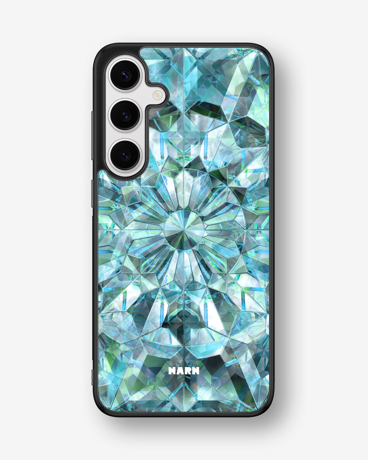 Samsung Galaxy S24 Plus Hard Case – Green Crystals - View 1