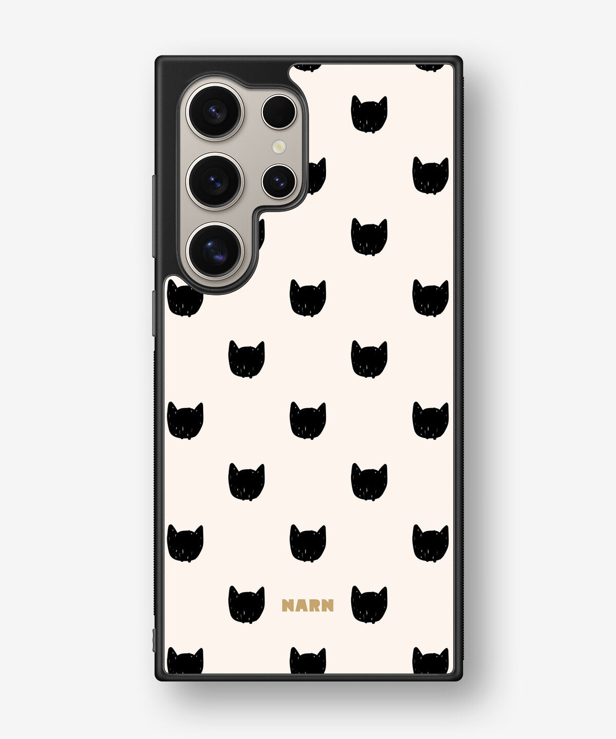 Samsung Galaxy S24 Ultra Hard Case – Kitty Dots - View 1