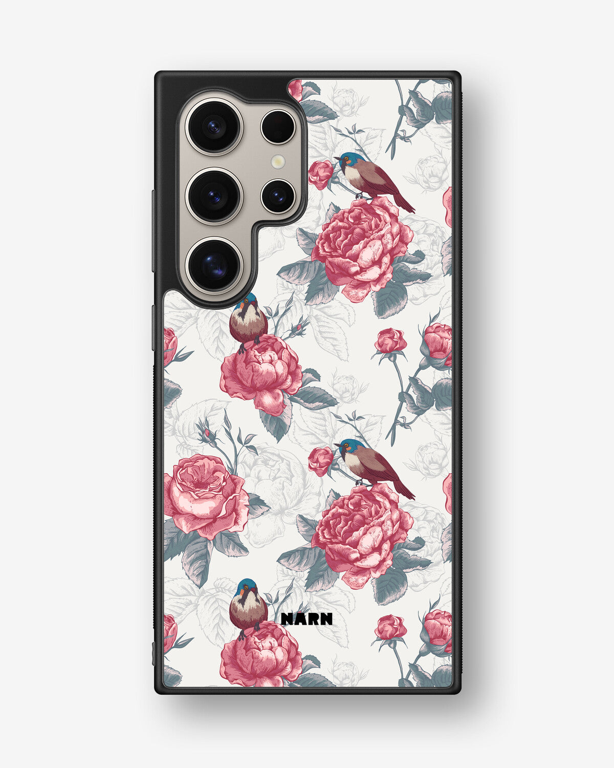 Samsung Galaxy S24 Ultra Hard Case – Birds Among Roses - View 1